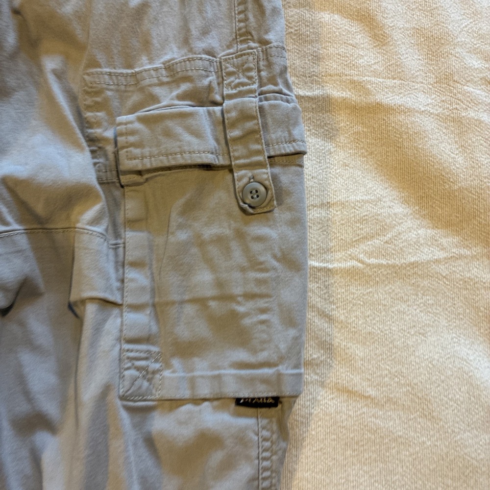 Prana Women's Pants Size 10 Gray Cropped Utility Cargo Gorpcore Camping-chic - Picture 6 of 13